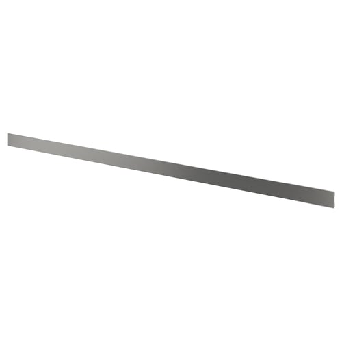 VOXTORP מסד, גוון פלדת אל-חלד, 220x8 ס"מ