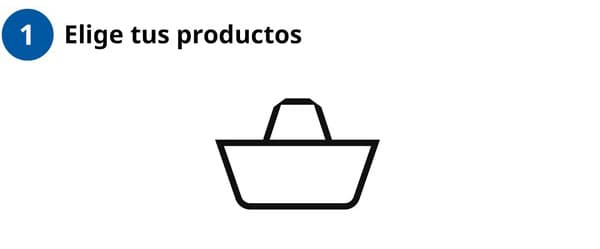 1. Elige tus productos