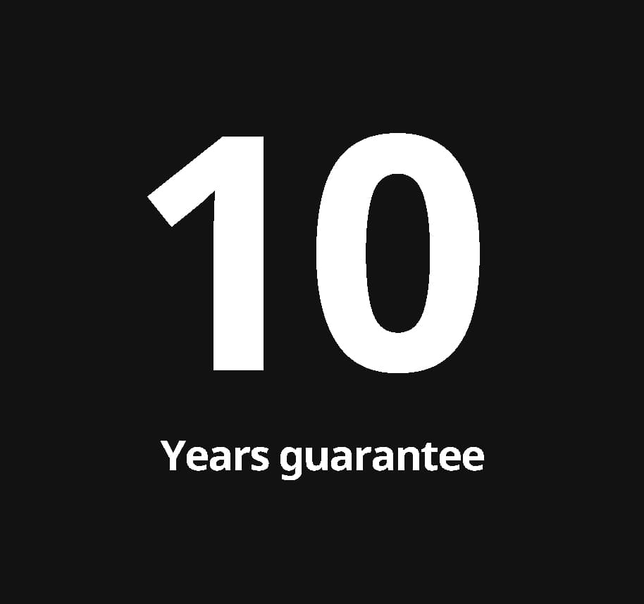 10-year guarantee for ROCKSJÖN series