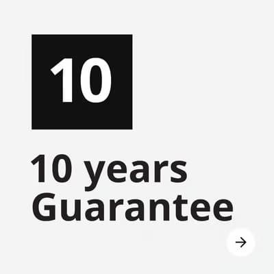 10-year guarantee logo