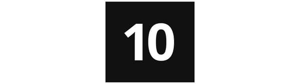10-year guarantee symbols