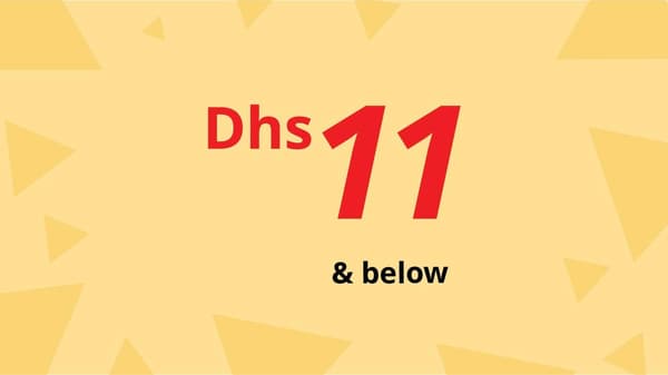 11.11 Singles Day Sale at IKEA UAE highlighting products priced at Dhs11 and below
