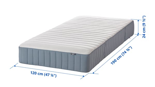 120x190cm mattress on white background