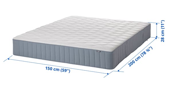 150x200cm mattress on white background