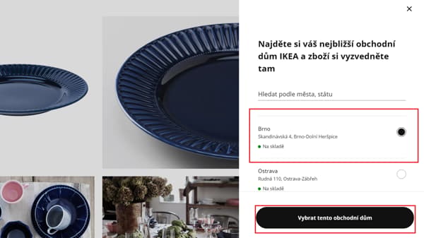 2. krok kontroly skladové dostupnosti na počítači.