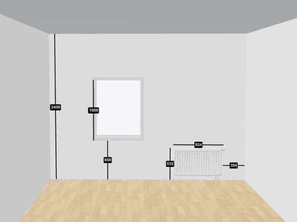 2. Mål vægge