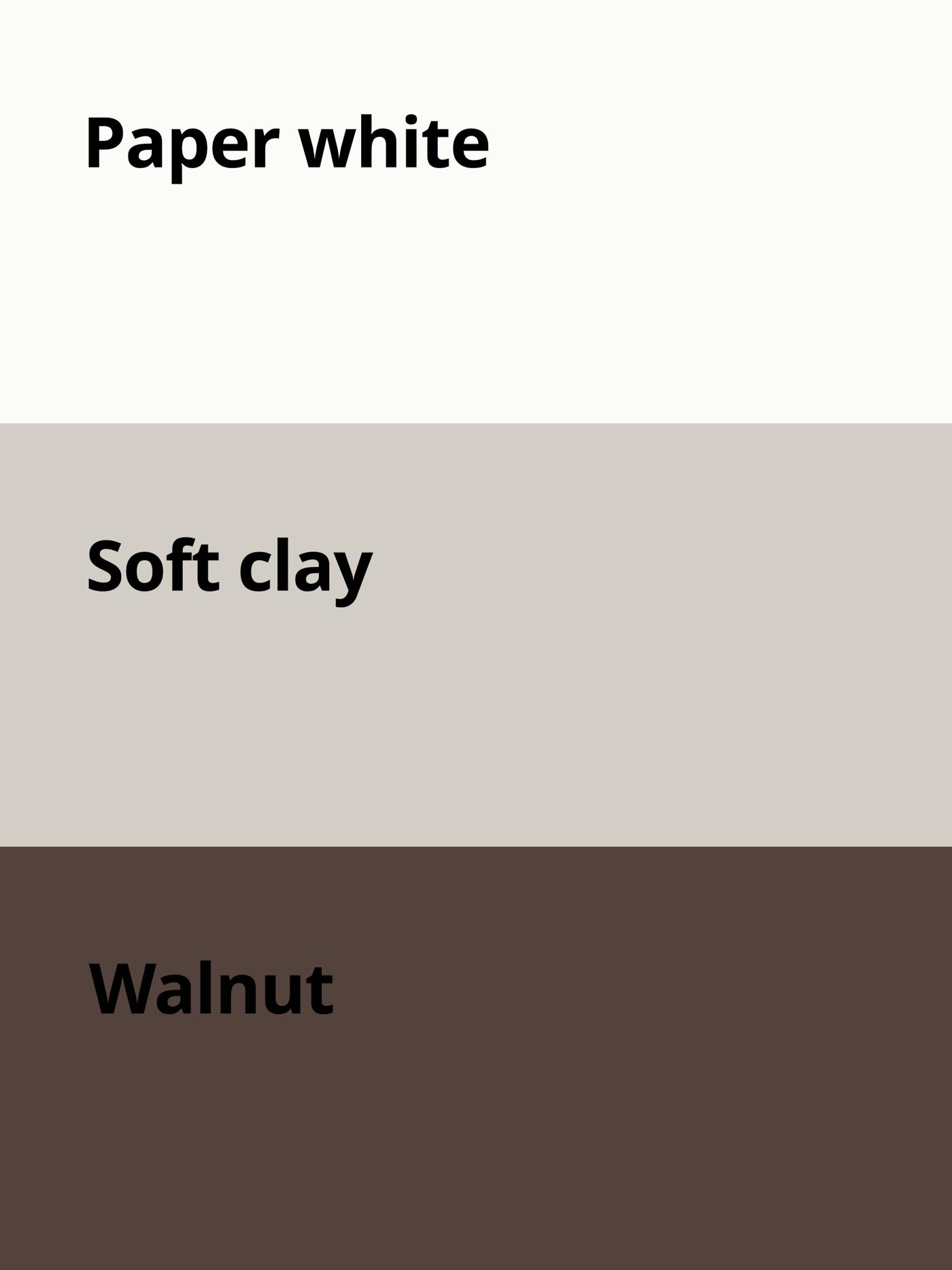 A block of Japandi colours, in a netural pallette 
