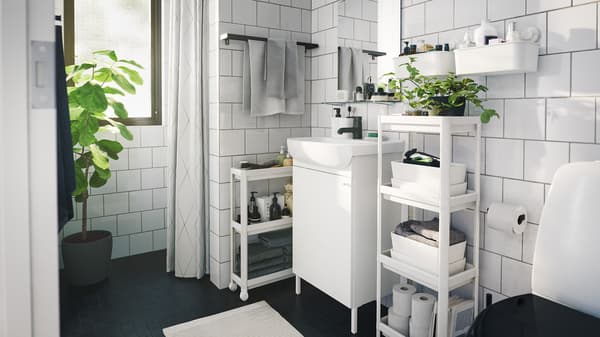 A brand new bathroom.