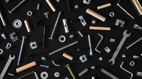 a bunch of tools and screws