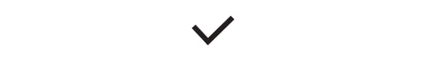 A check mark symbolizes one of the benefits of IKEA Lockers used for picking up online orders.