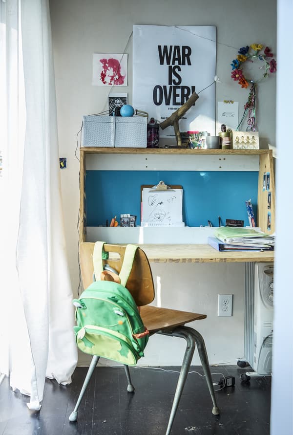 A child’s desk.