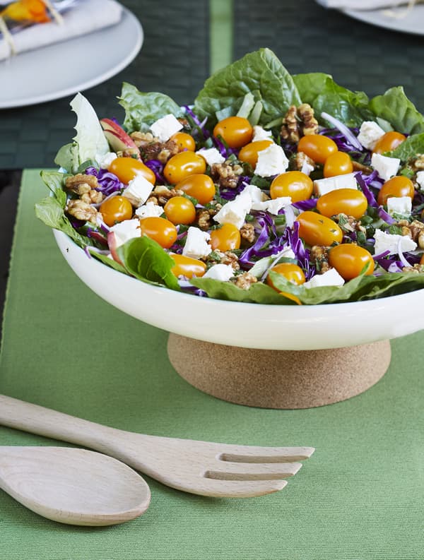 A colourful and healthy salad.