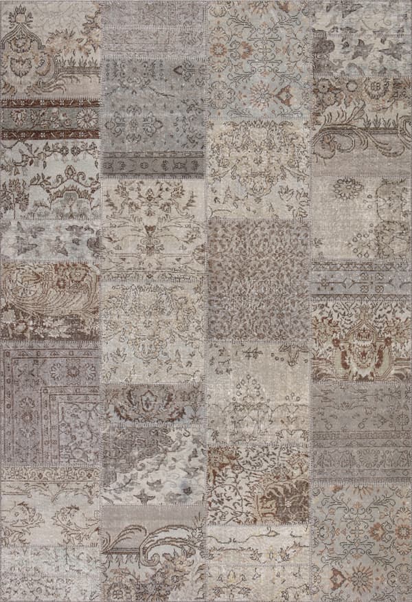 A grey SILKEBORG rug.