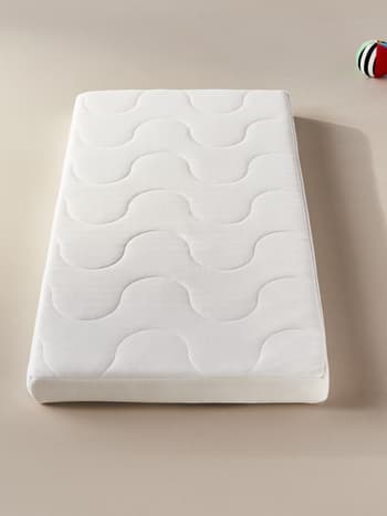 A KRUMMELUR mattress on the floor
