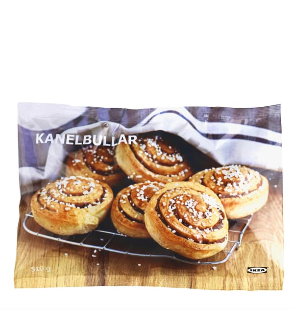 A packet of cinammon buns.