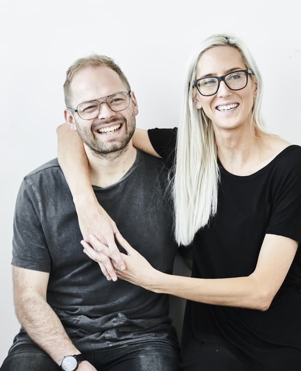 A portrait of Fiona and Bobby.