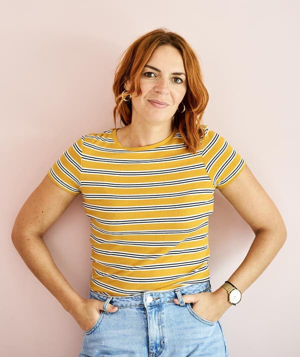 A portrait of homeowner Amélie.