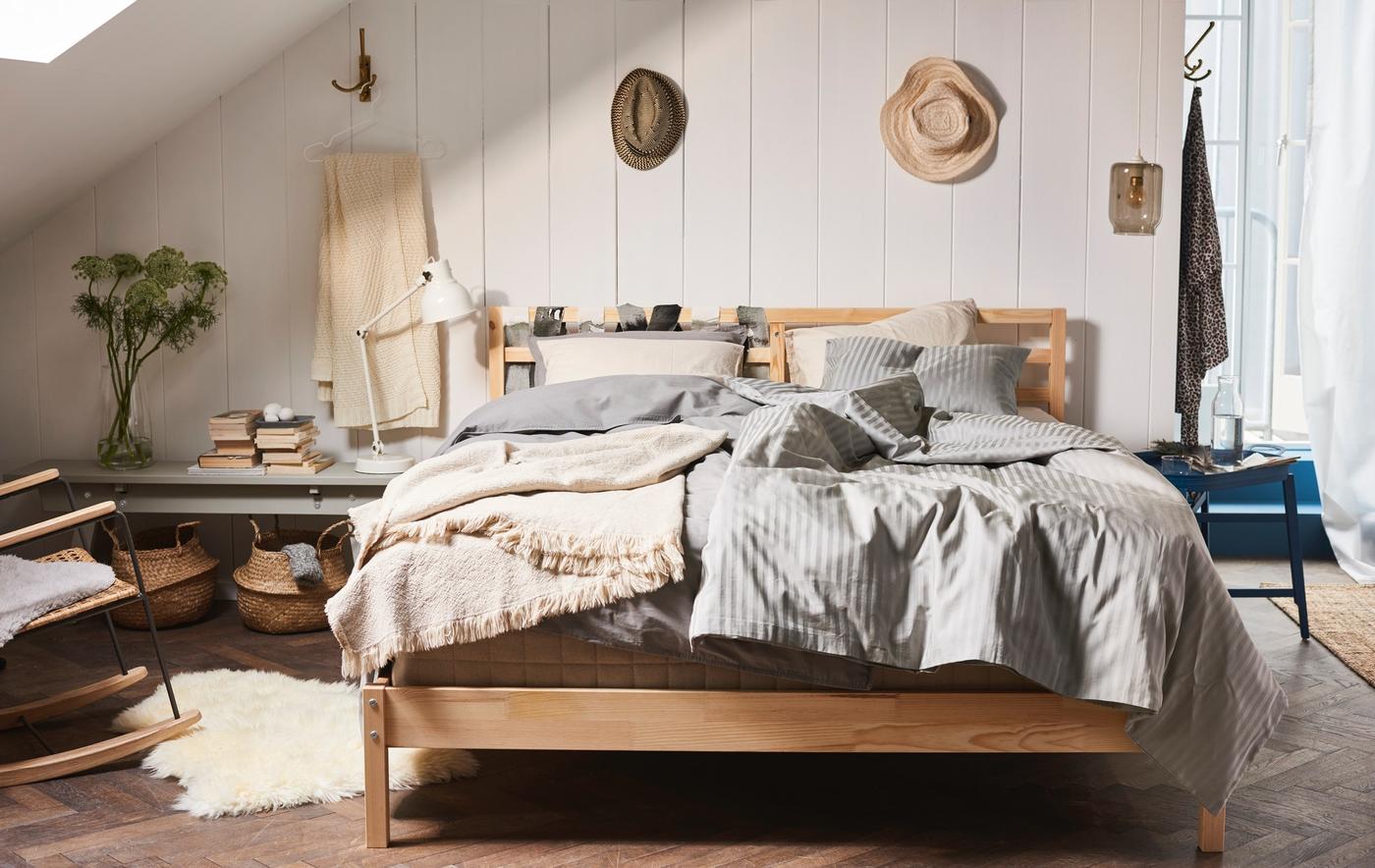 A Scandi Boho style bedroom