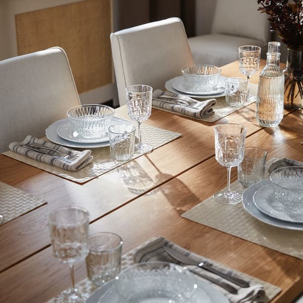 A wooden Wedding table setting