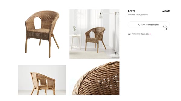 Add a product to your shopping list