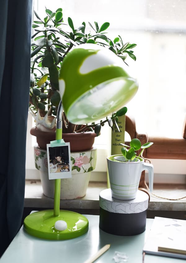 Add task lighting to a kid’s desk.