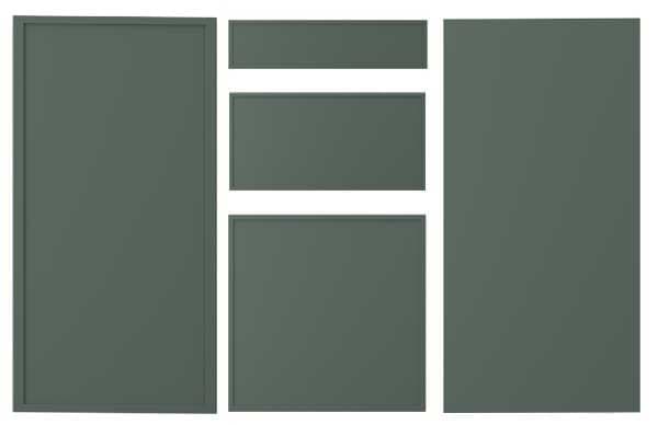 ASPUDDEN dark gray green