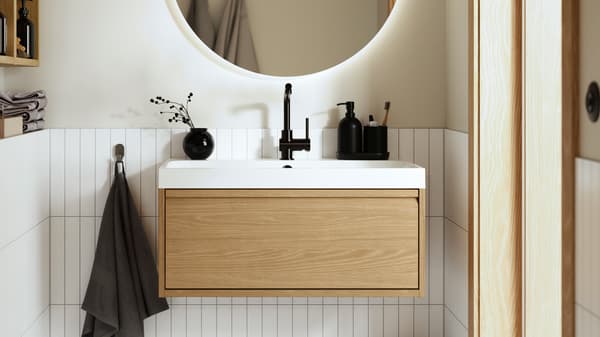 ÄNGSJÖN sistema di mobili per il bagno.