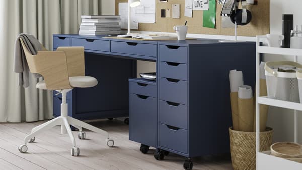 ALEX Schreibtisch in einem Home-Office