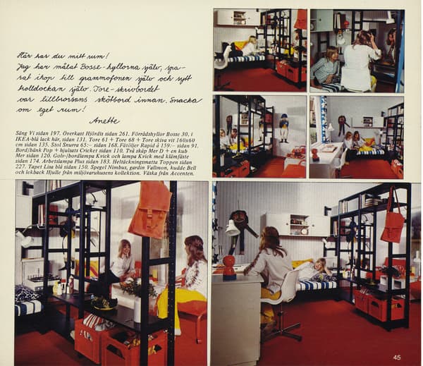 المشروعات التي تقوم بها بنفسك باستخدام رف IVAR ليست ظاهرة جديدة. إليك بعض الإلهام من كتالوج ايكيا 1974.
