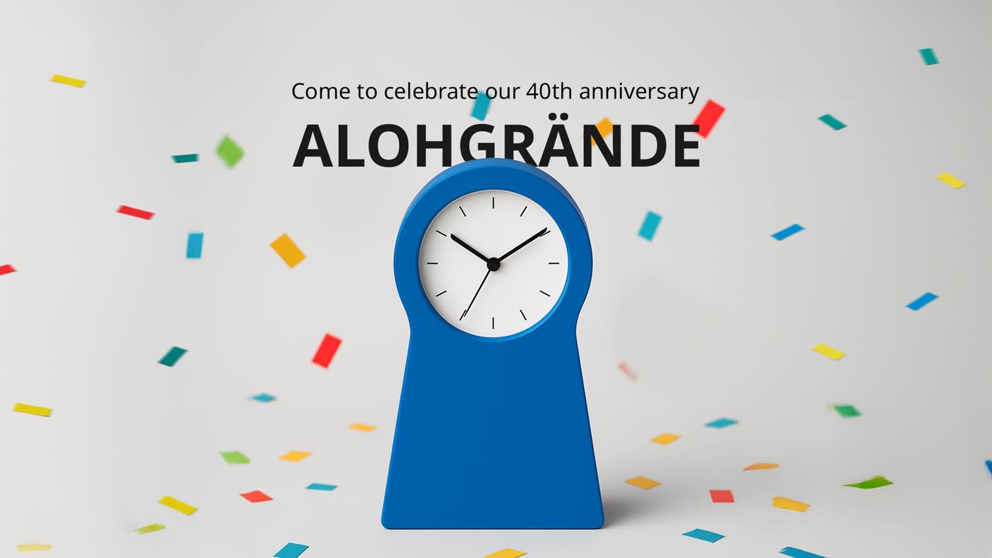 Alohgrande ven y celebra el 40 aniversario.