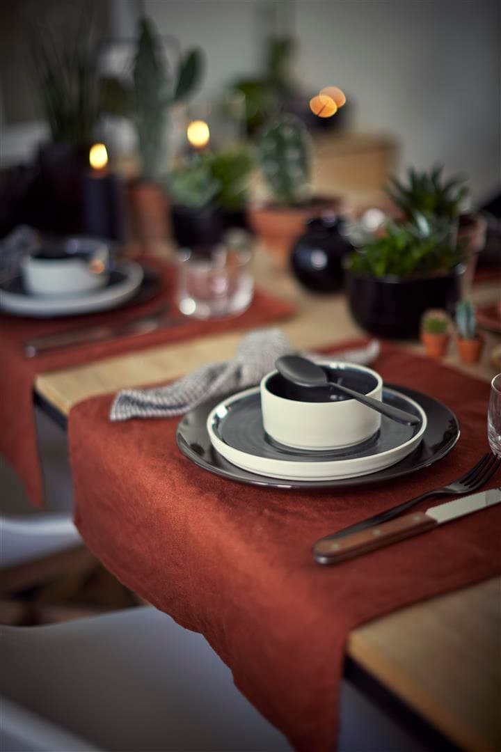 An autumn table setting