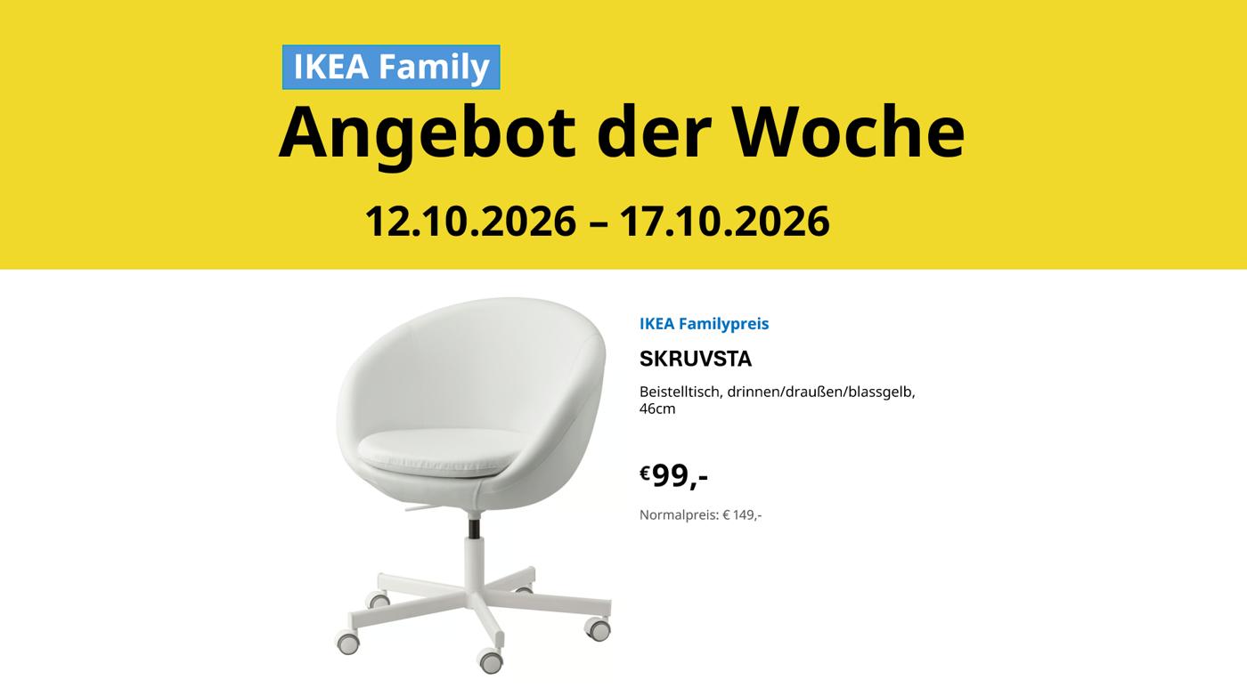 Mehr Infos zum SKRUVSTA Drehstuhl
