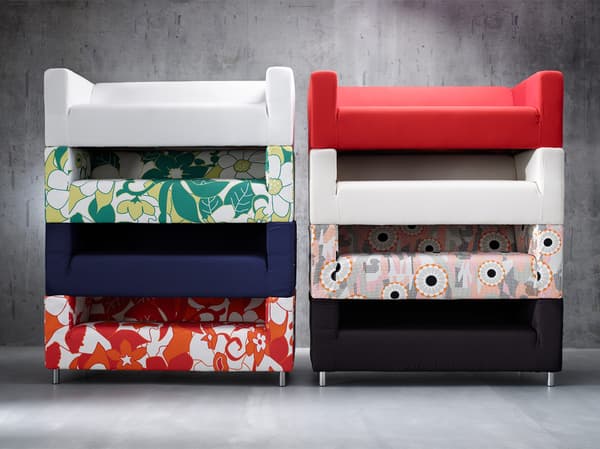 As many of our sofas, IKEA KLIPPAN has extra covers, so that, when you get tired of one pattern, there’s no need to buy a new sofa – just change the cover. In this way, you produce less bulky waste and get a whole new look.