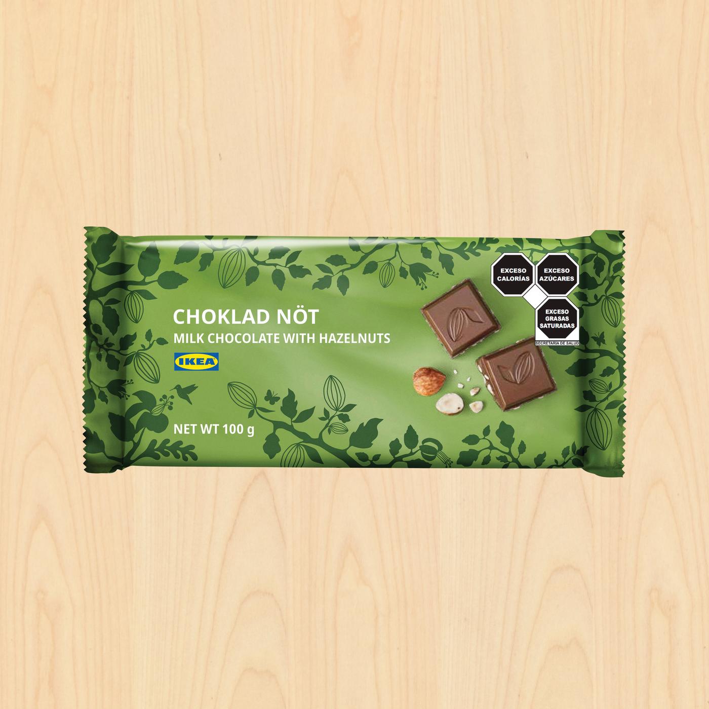 Barra de chocolate CHOKLAD NOT