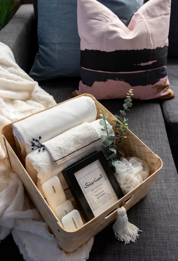 Baskets for personal belongings