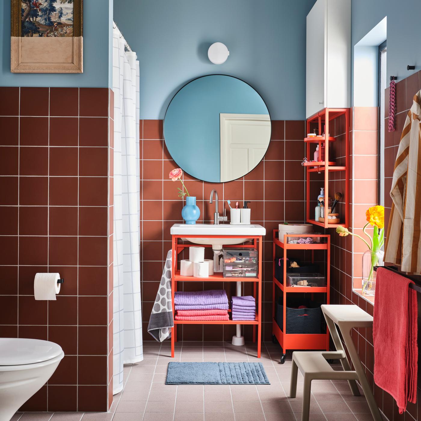 Bathroom basics with a twist