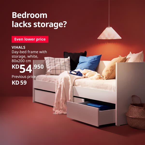 BEdroom lacks storage? 