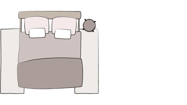 Bedroom runners for double bed icon