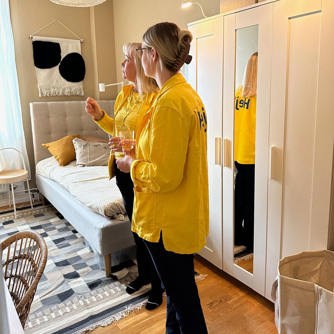 Bild på IKEA medarbetare på Sveriges Stadsmissioner.