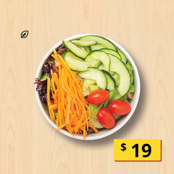 Blandsallad

Ensalada mixta

$ 19

Mezcla de lechuga, zanahoria, pepino y jitomates cherry.