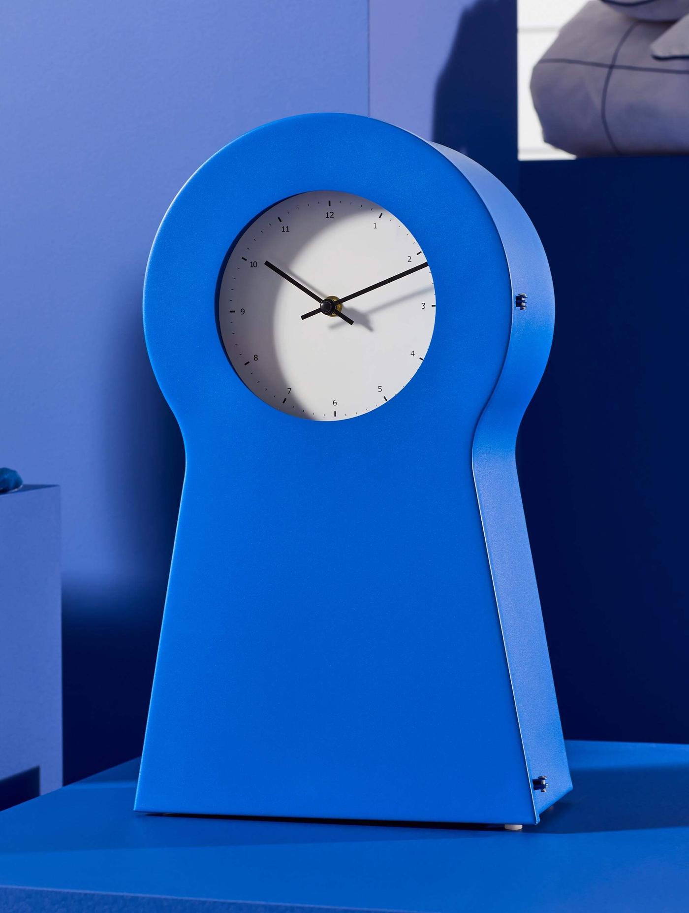 blue clock