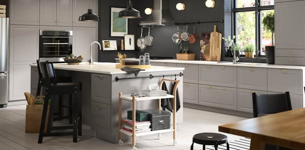 BODBYN grey kitchen front