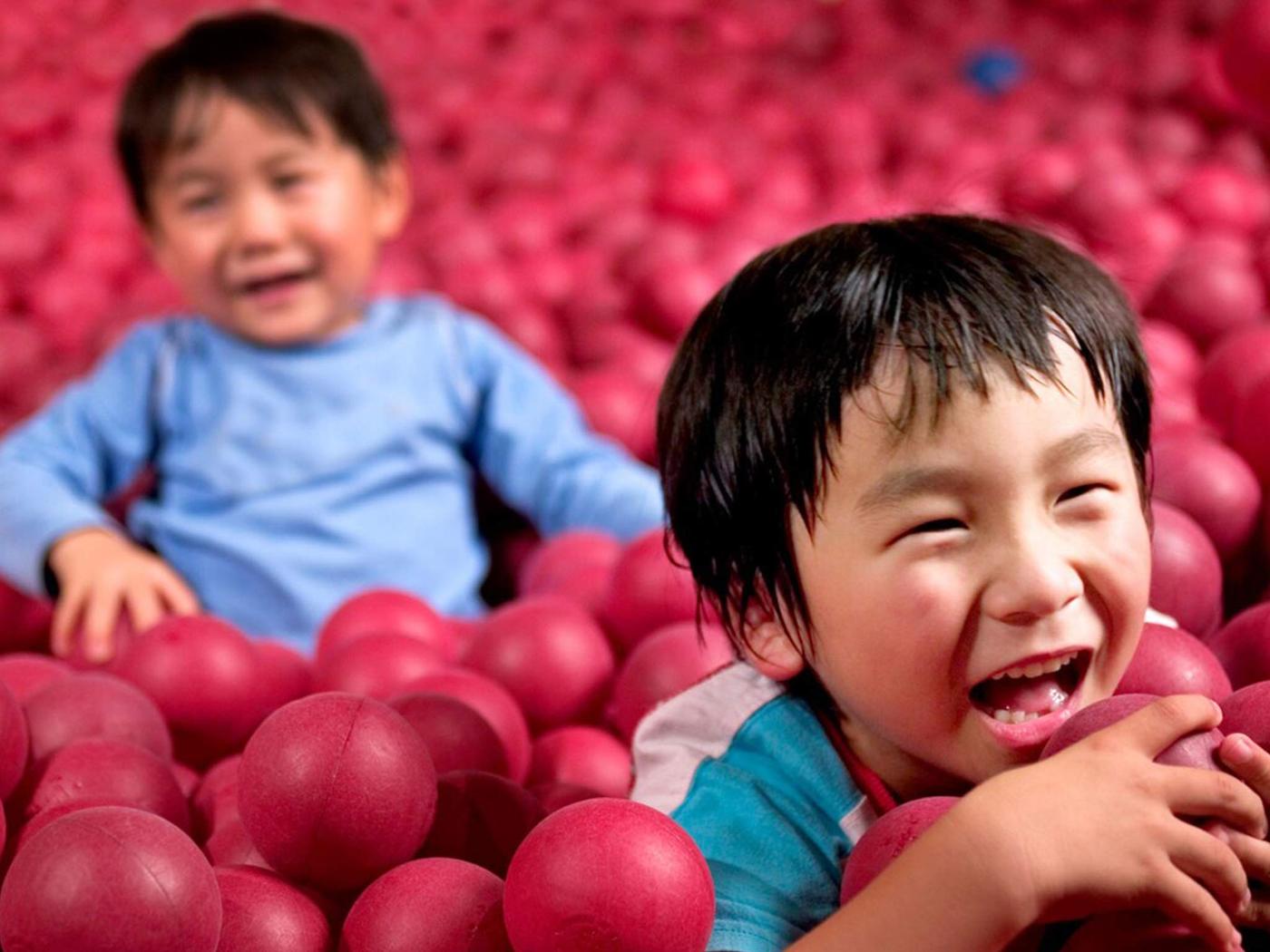 Children in the ball room