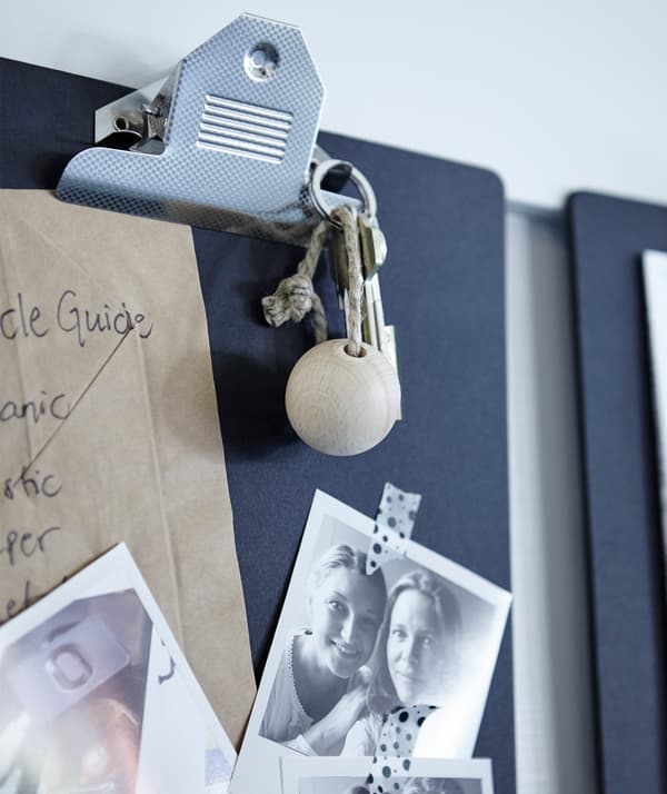 Close-up on house key.