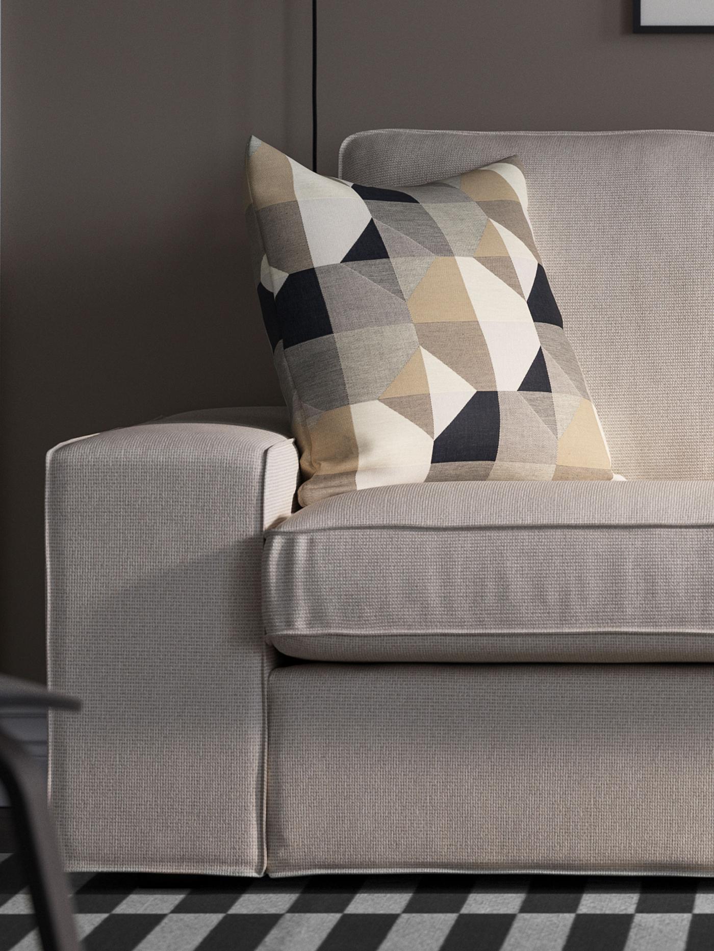 Close up on KIVIK sofa.