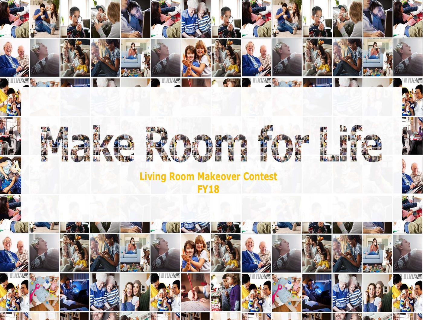Co-worker living room makeover