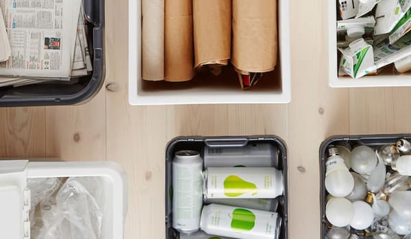 Consigli IKEA per la raccolta differenziata e la prevenzione dei rifiuti