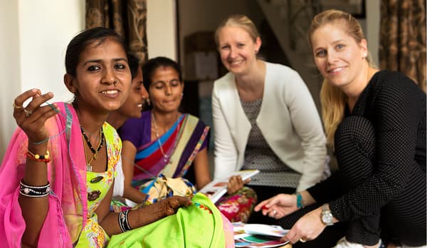 Creating positive change internationally, but also locally. Sometimes IKEA work with social enterprises close to an IKEA store, which offer work to immigrant and refugee women.