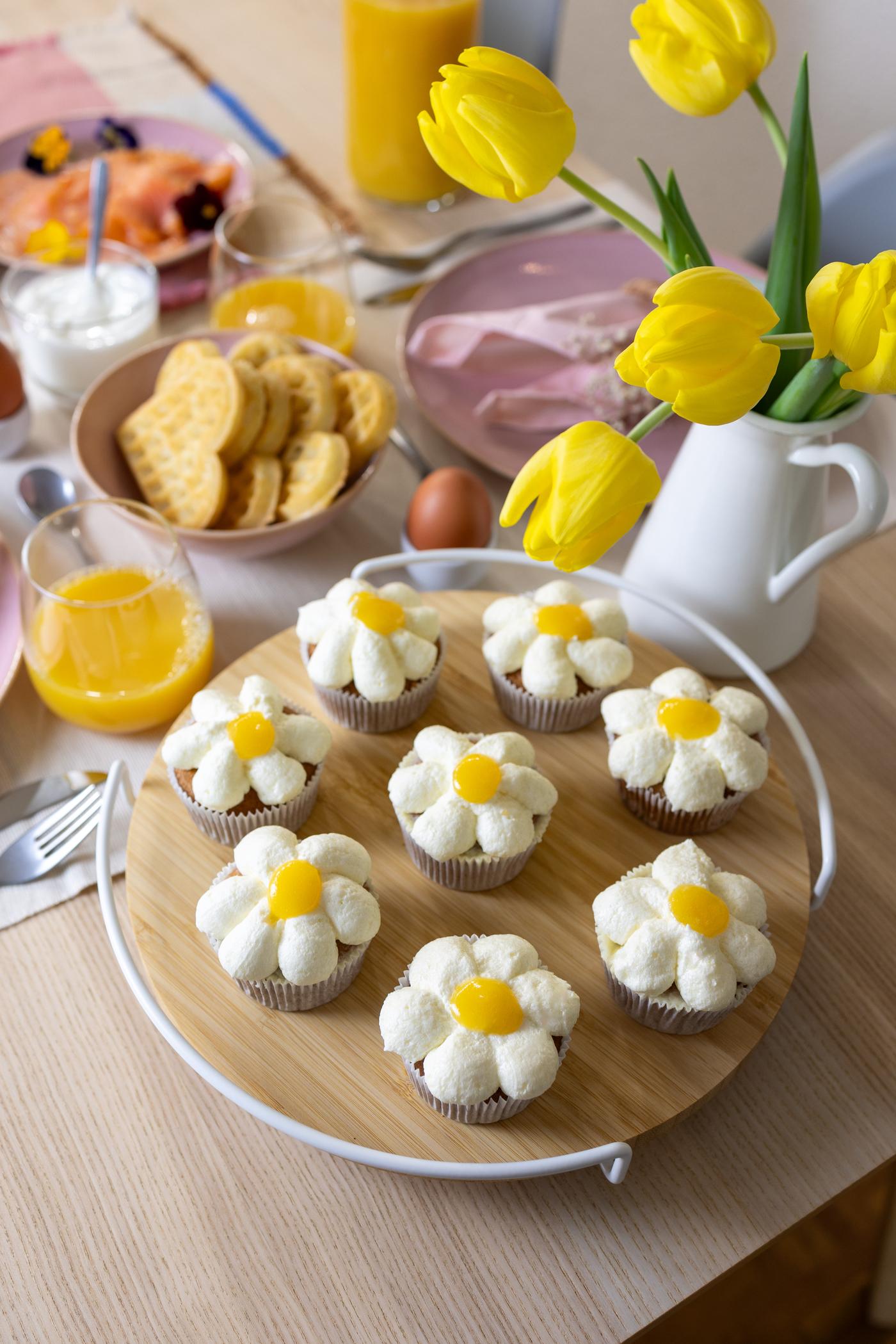 Cupcake di cheesecake alla margherita
