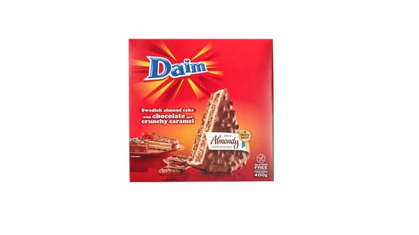 DAIM Almondy cake box 